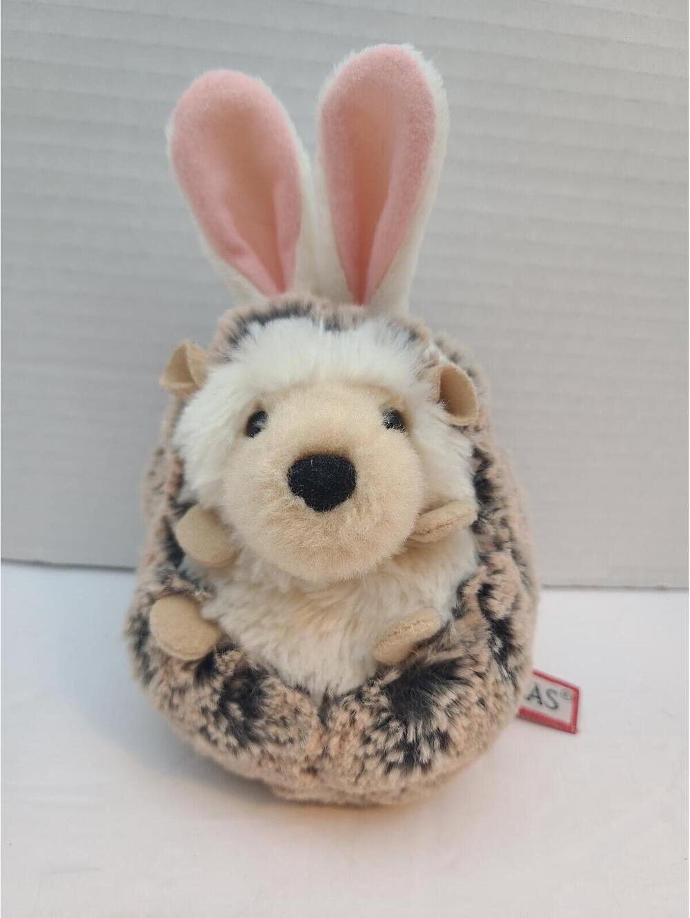 Douglas Spunky Hendgehog Bunny Ear Plush Stuffed Animal Collectible